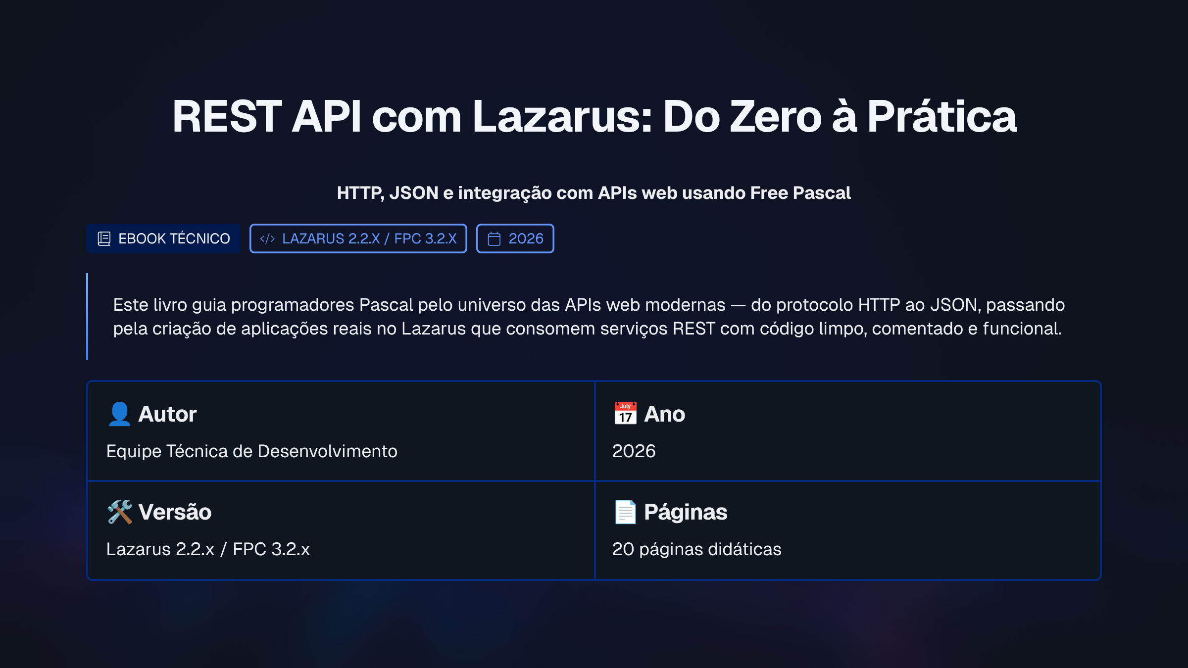 REST API com Lazarus: Do Zero à Prática